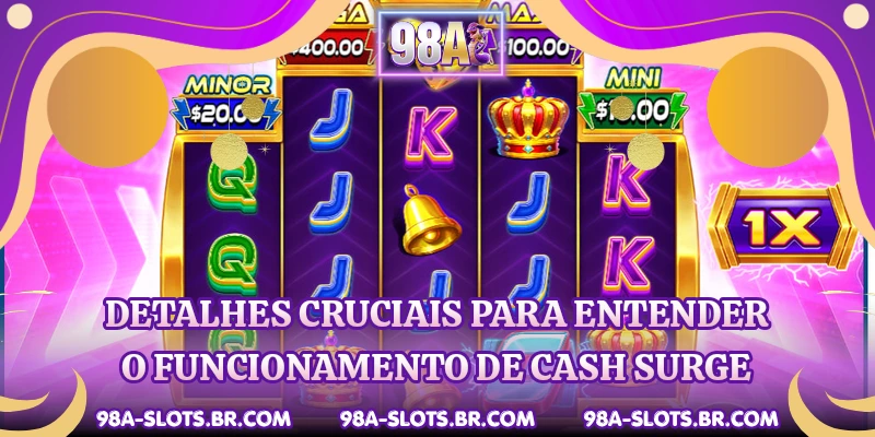 Detalhes cruciais para entender o funcionamento de Cash Surge